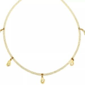 Pearl necklace 18K authentic